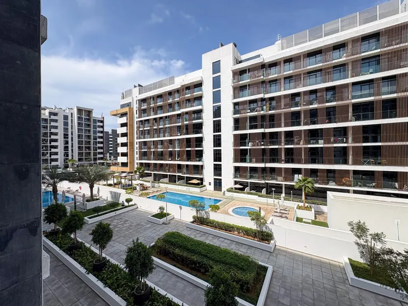 1-bedroom apartment for rent with pool view, Azizi Riviera