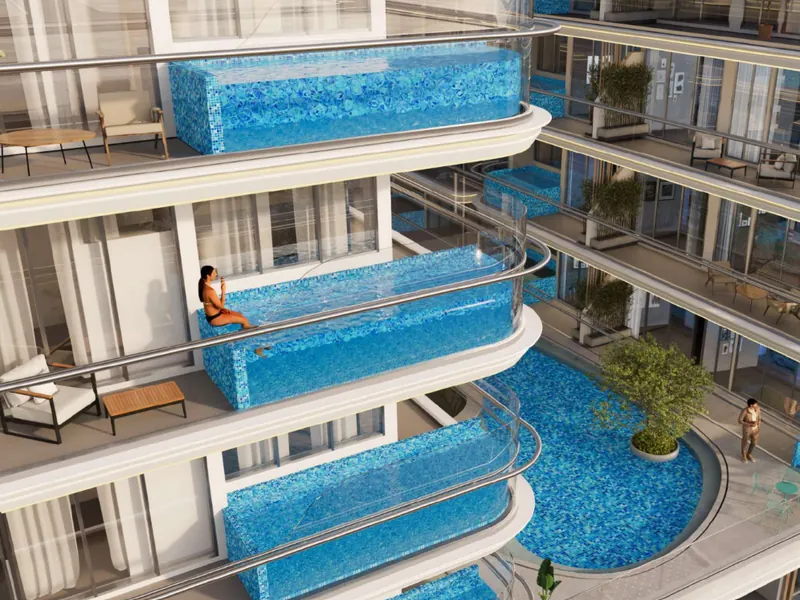 1-bedroom apartment with private pool, Samana Rome 3